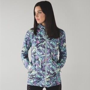 Lululemon Miss Misty Jacket II Iridescent Multi Packable Rain Jacket Sz 6